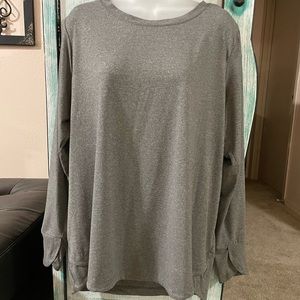 Avia long sleeve active t-shirt; XL; grey